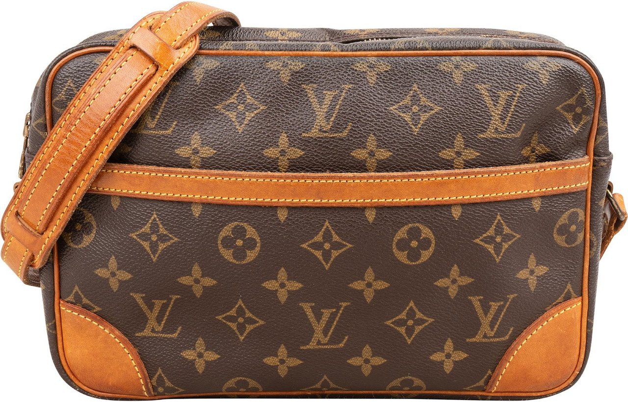 Louis Vuitton Louis Vuitton Monogram Canvas Trocadero 27 Crossbody Bag Bruin