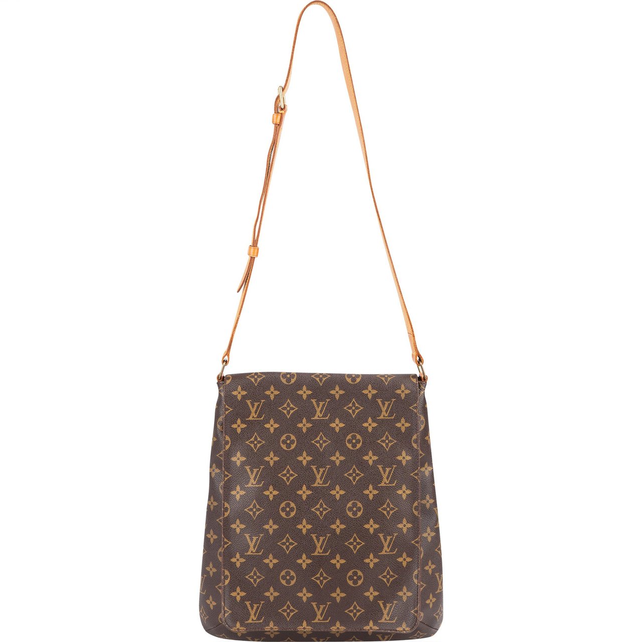 Louis Vuitton Louis Vuitton Monogram Canvas Salsa Musette GM Crossbody Bag Bruin