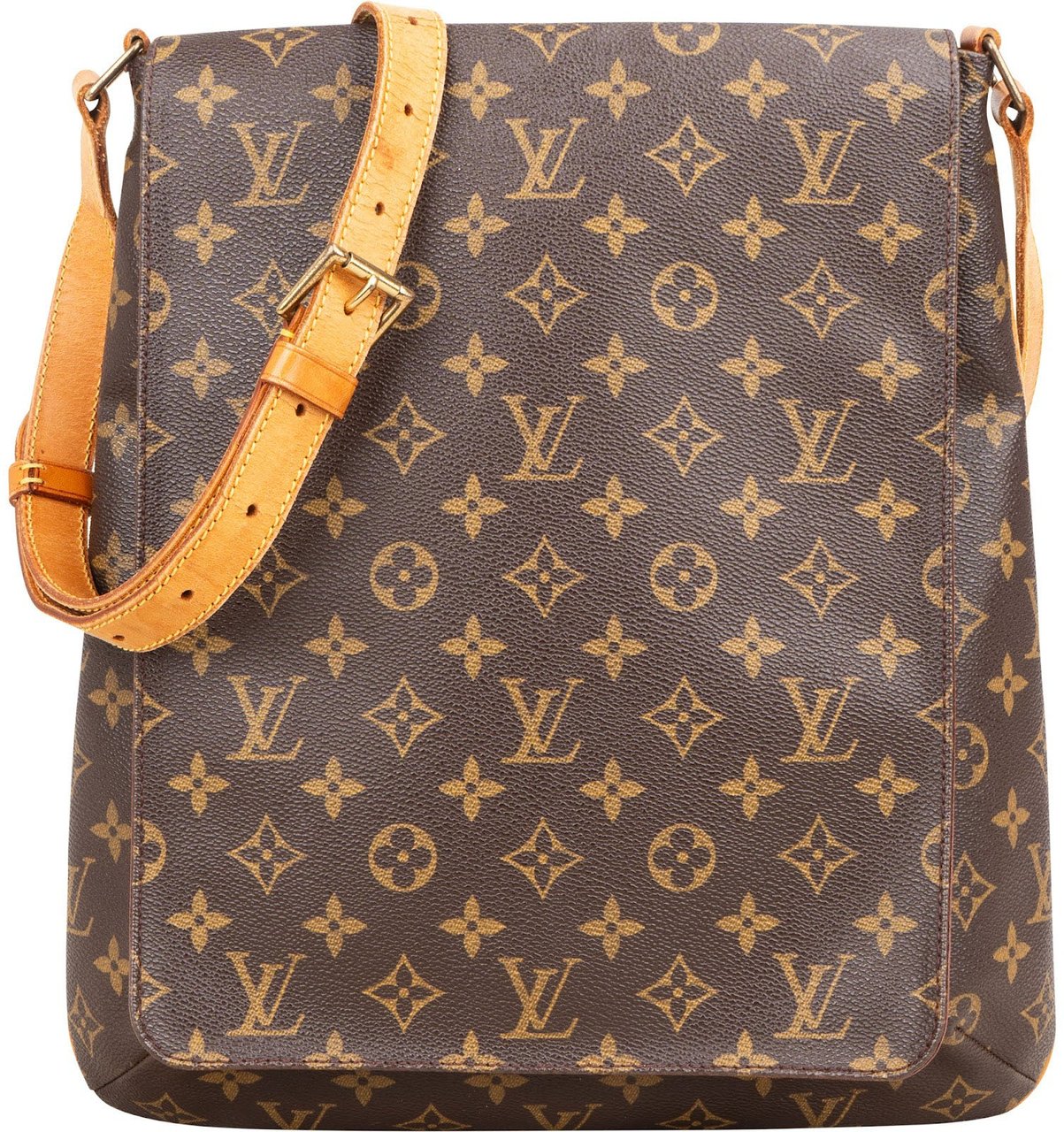 Louis Vuitton Louis Vuitton Monogram Canvas Salsa Musette GM Crossbody Bag Bruin