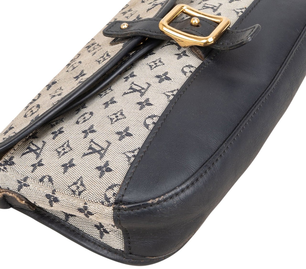 Louis Vuitton Louis Vuitton Monogram Mini Lin Marjorie Shoulder Bag Blauw