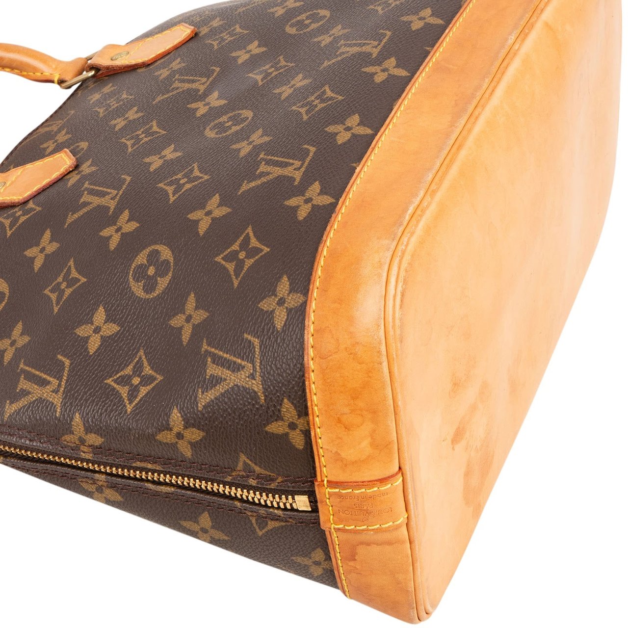 Louis Vuitton Louis Vuitton Monogram Canvas Alma PM Handbag Bruin