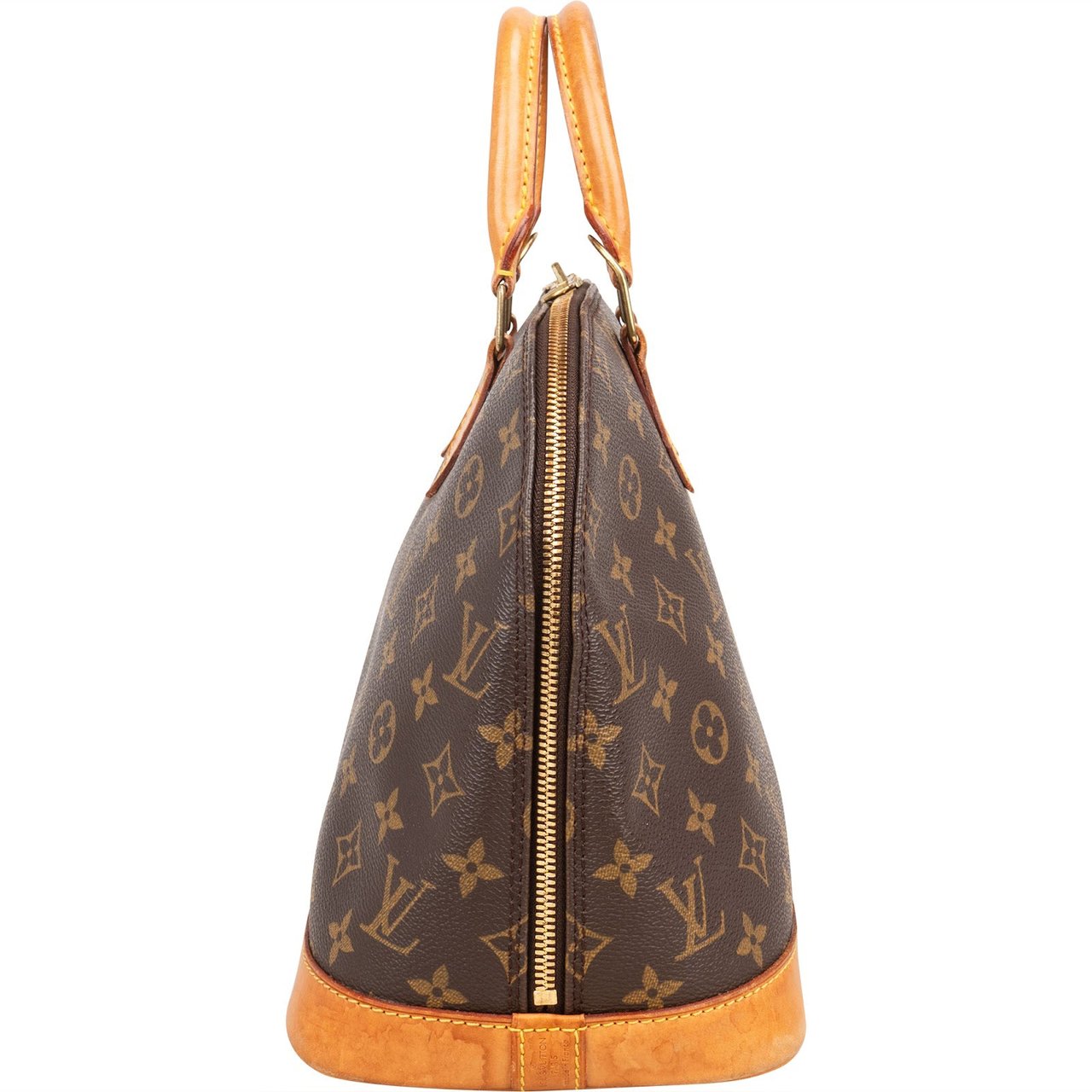 Louis Vuitton Louis Vuitton Monogram Canvas Alma PM Handbag Bruin