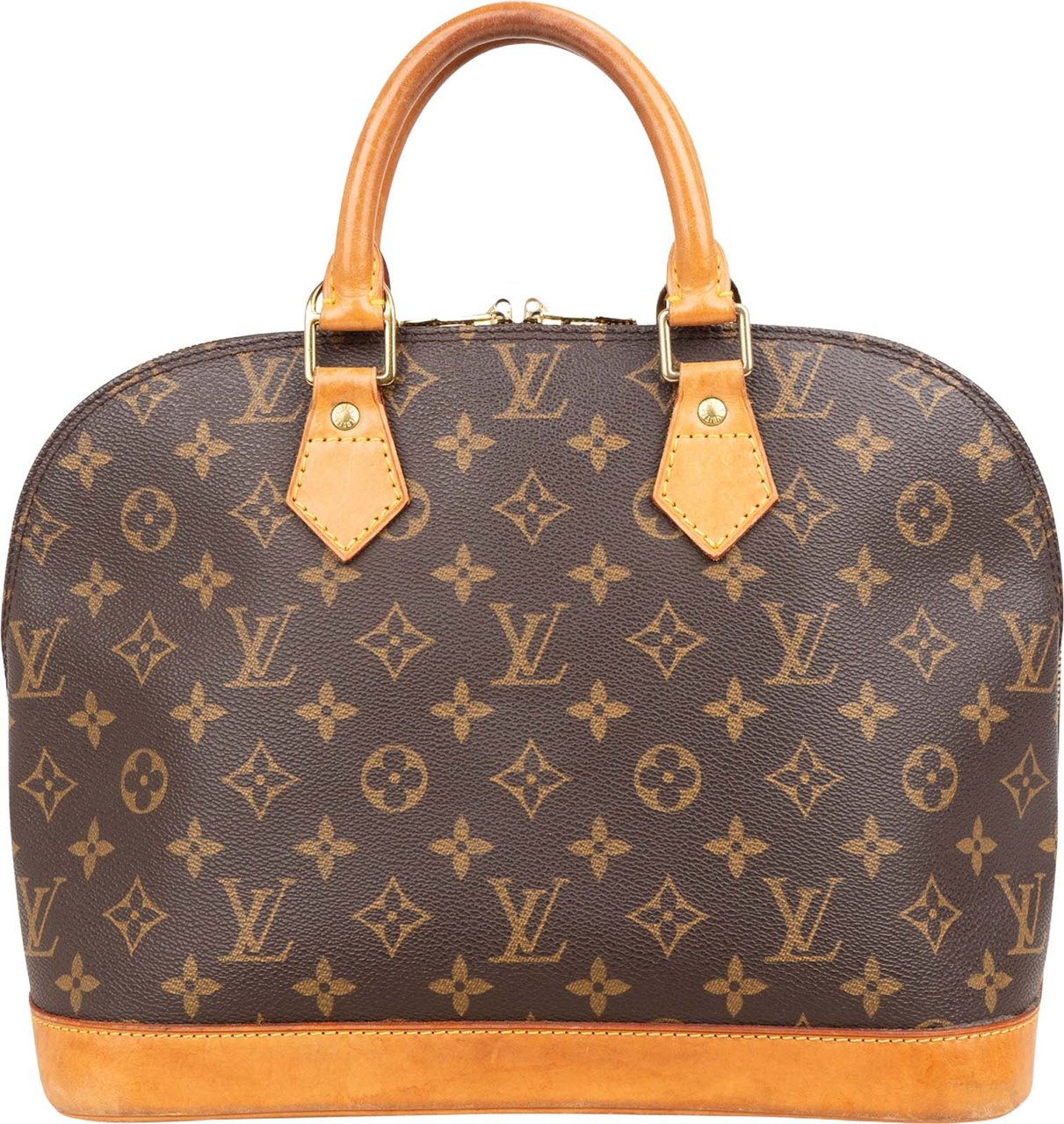Louis Vuitton Louis Vuitton Monogram Canvas Alma PM Handbag Bruin