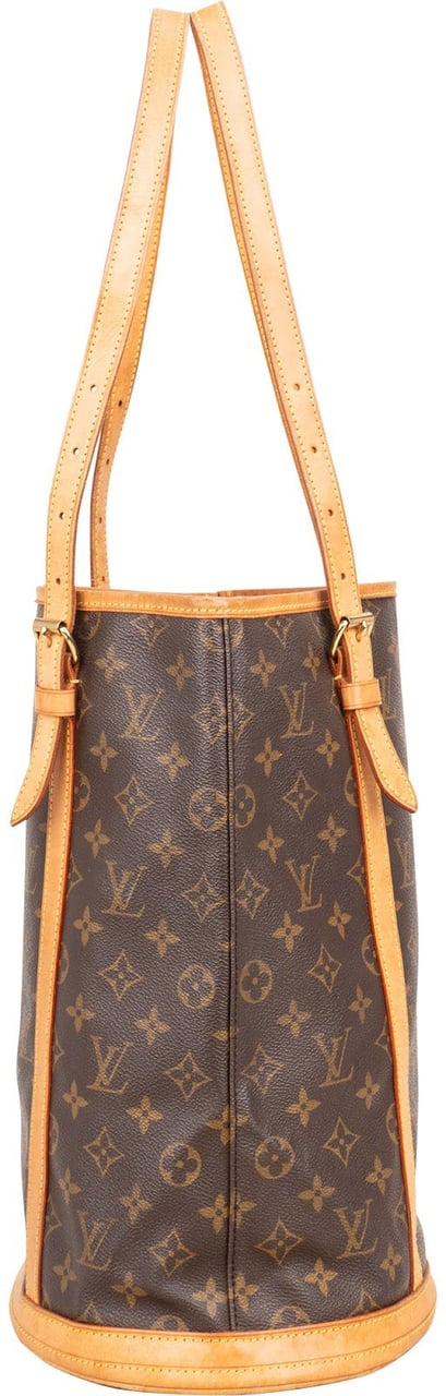 Louis Vuitton Louis Vuitton Monogram Canvas Bucket GM Shoulder Bag Bruin