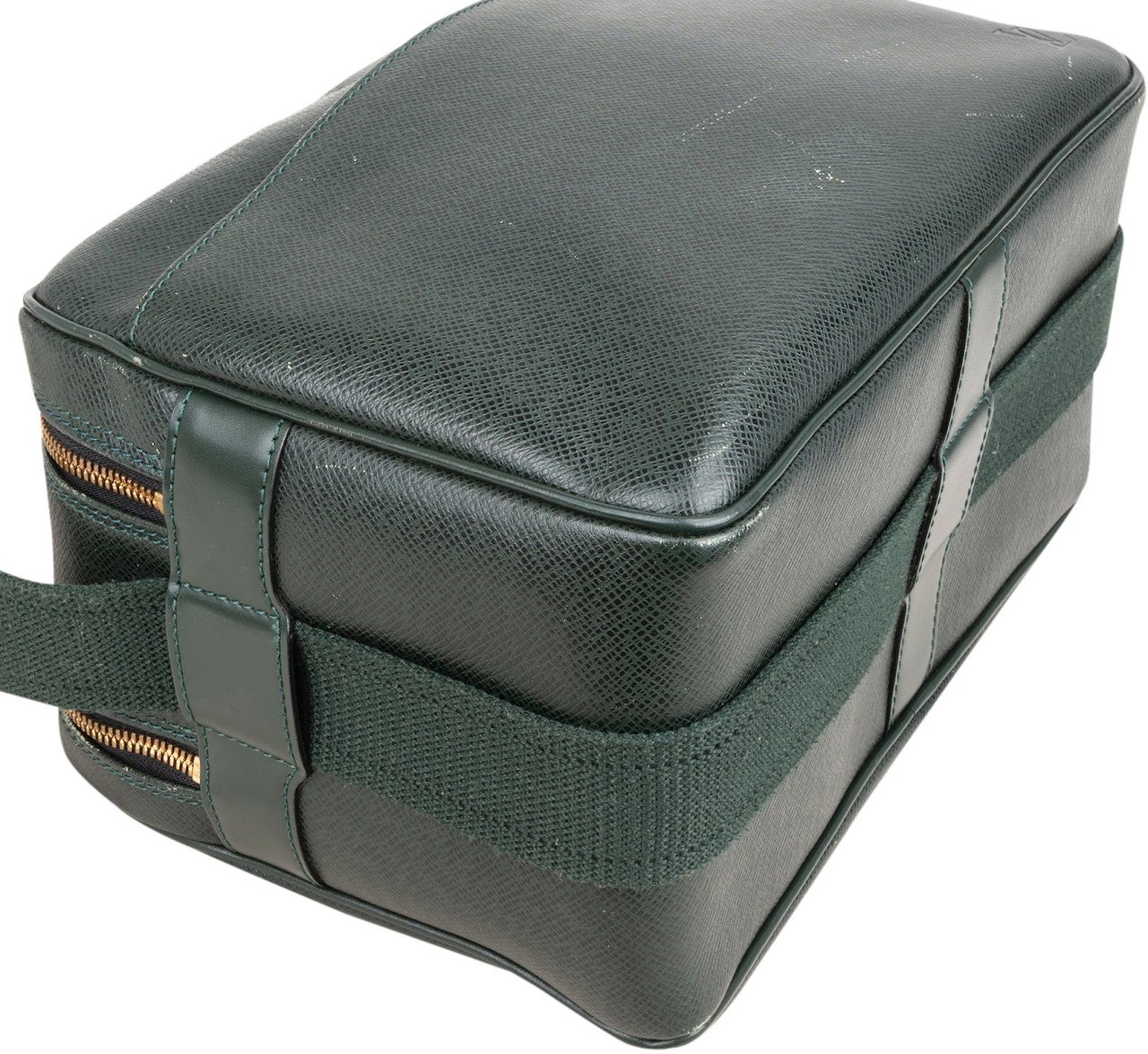 Louis Vuitton Louis Vuitton Green Taiga Leather Reporter PM Crossbody Bag Groen