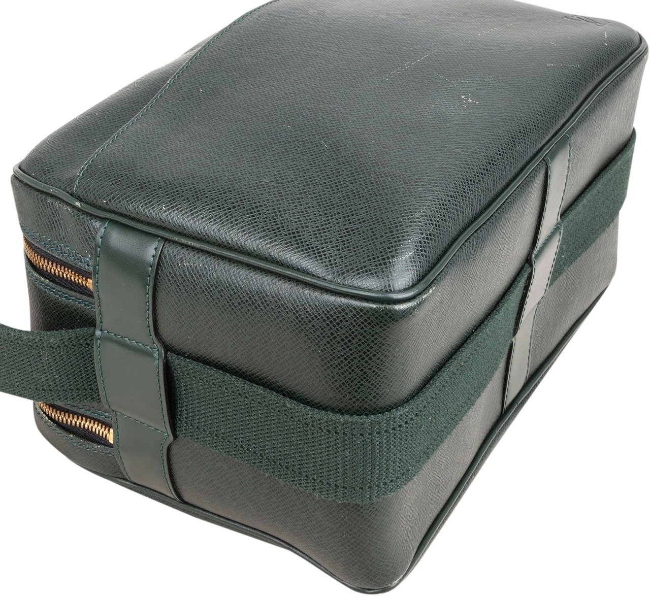 Louis Vuitton Green Taiga Leather Reporter PM Crossbody Bag Groen