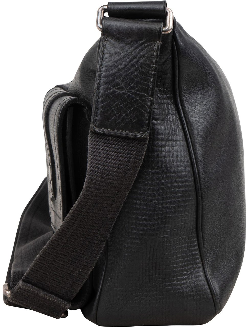 Louis Vuitton Louis Vuitton Utah Leather Wichita Crossbody Bag Zwart