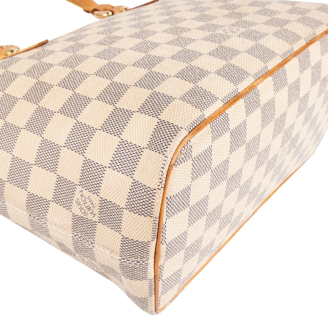 Louis Vuitton Louis Vuitton Monogram Damier Azur Saleya PM Handbag Beige