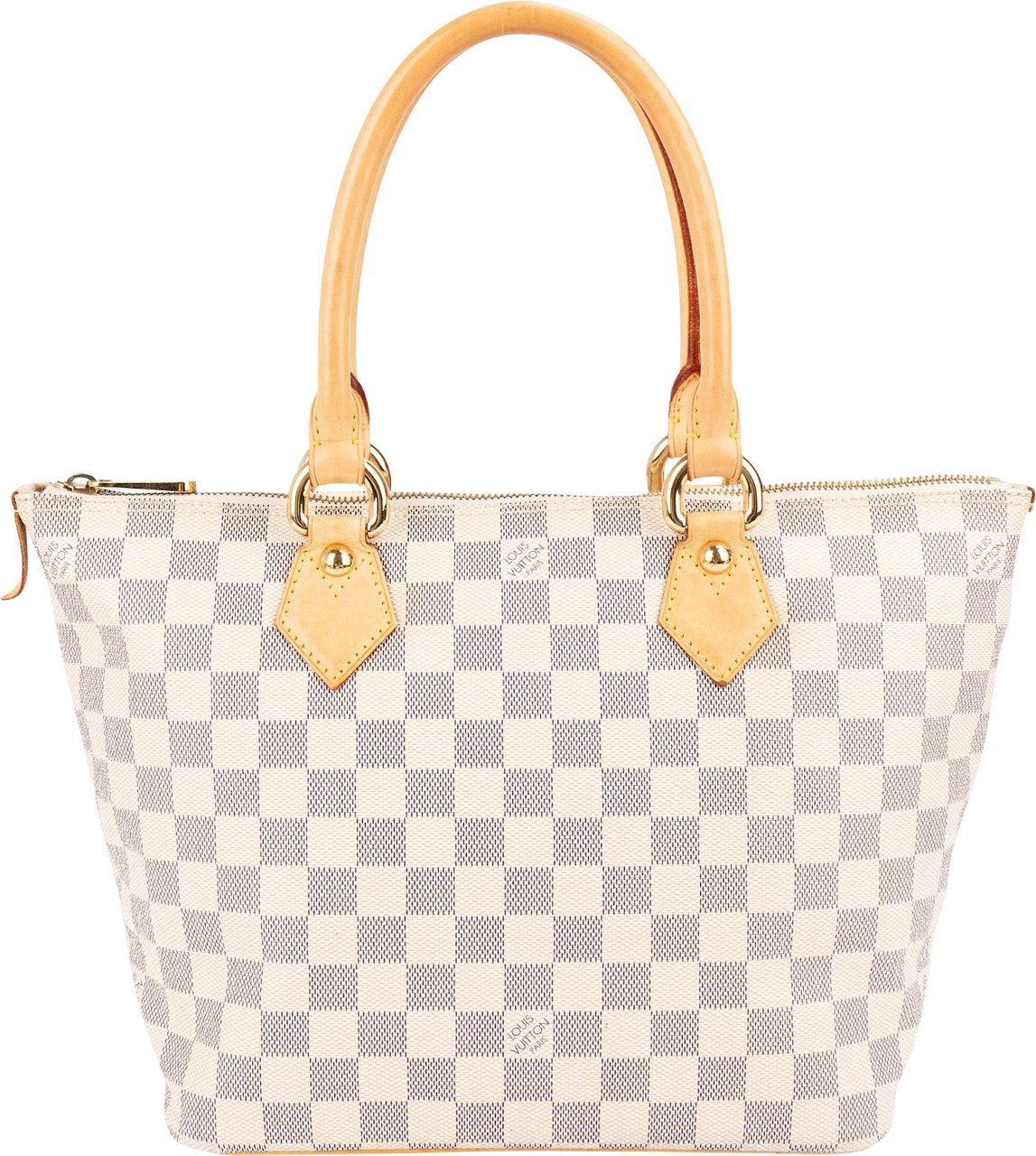Louis Vuitton Louis Vuitton Monogram Damier Azur Saleya PM Handbag Beige