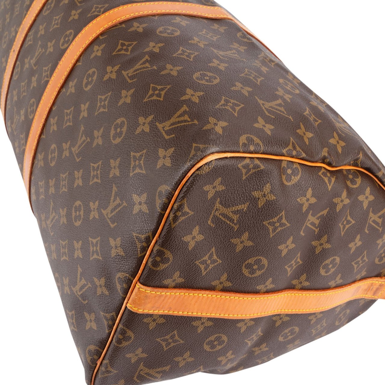 Louis Vuitton Louis Vuitton Monogram Canvas Keepall 55 Bandoulière Travel Bag Bruin