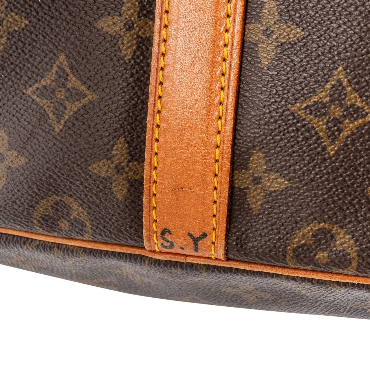 Louis Vuitton Louis Vuitton Monogram Canvas Keepall 55 Bandoulière Travel Bag Bruin