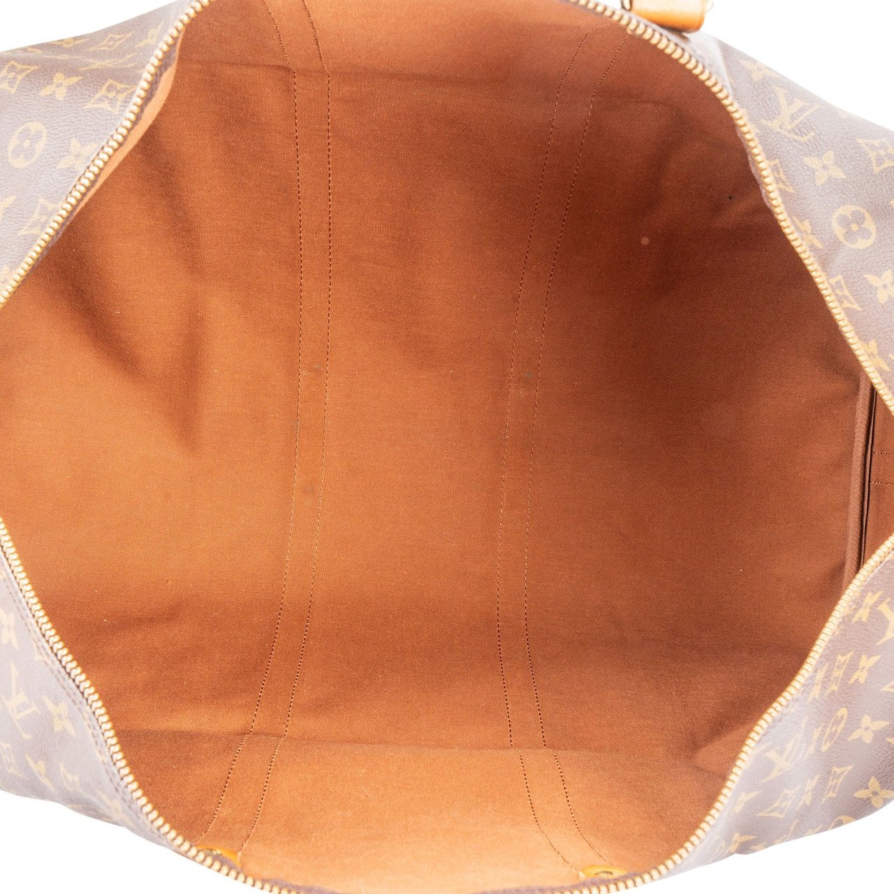 Louis Vuitton Louis Vuitton Monogram Canvas Keepall 55 Bandoulière Travel Bag Bruin