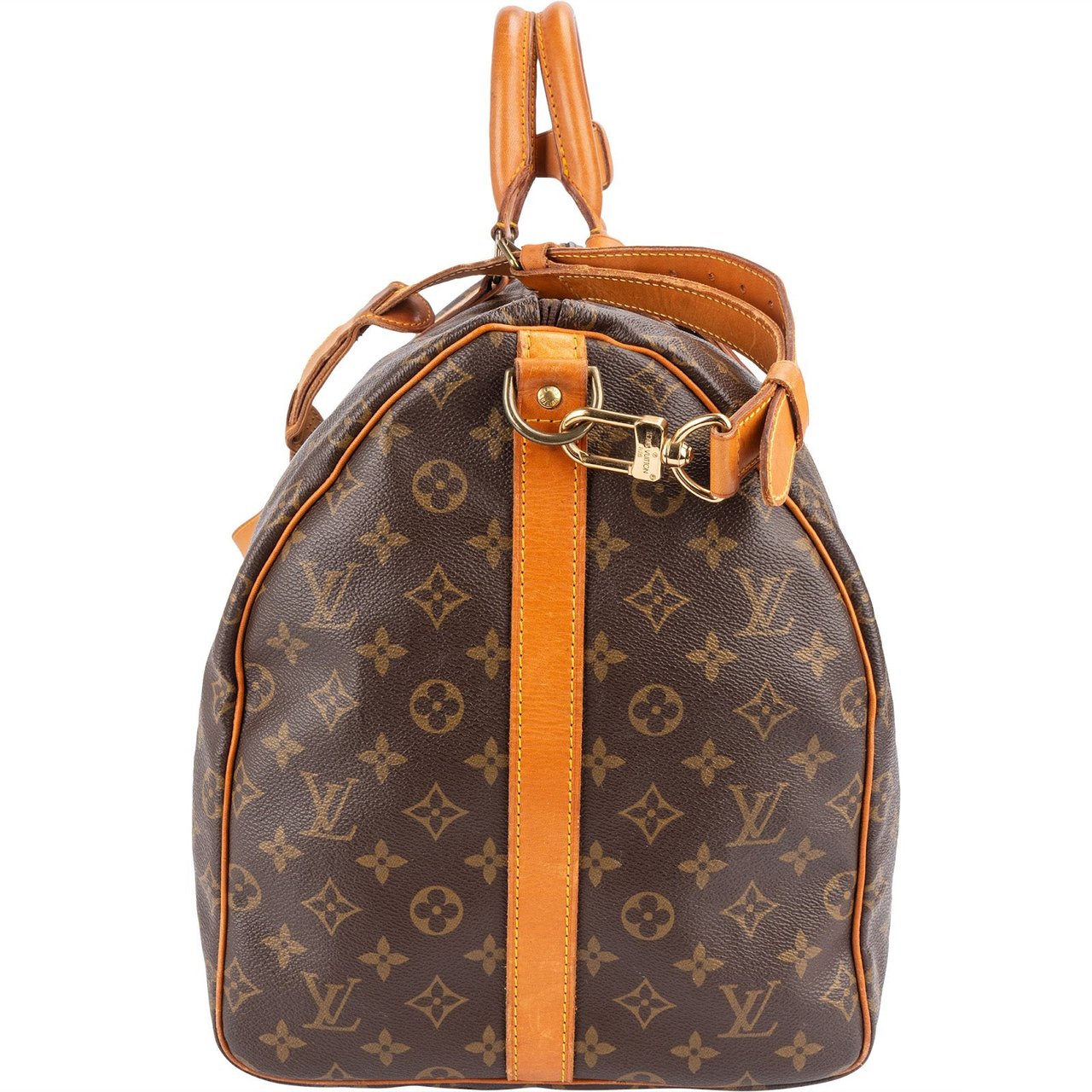 Louis Vuitton Louis Vuitton Monogram Canvas Keepall 55 Bandoulière Travel Bag Bruin