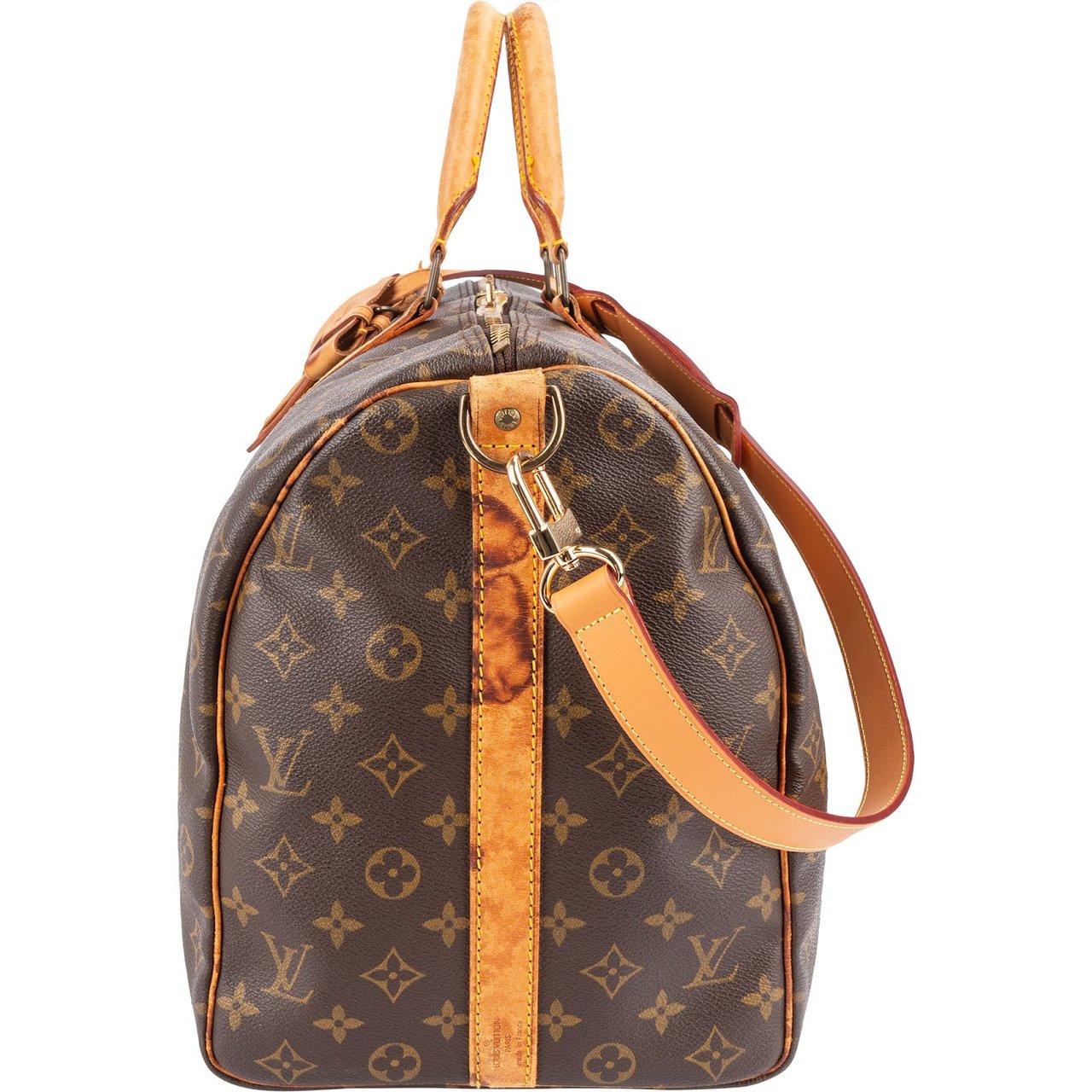 Louis Vuitton Louis Vuitton Monogram Canvas Keepall 50 Bandoulière Travel Bag Bruin