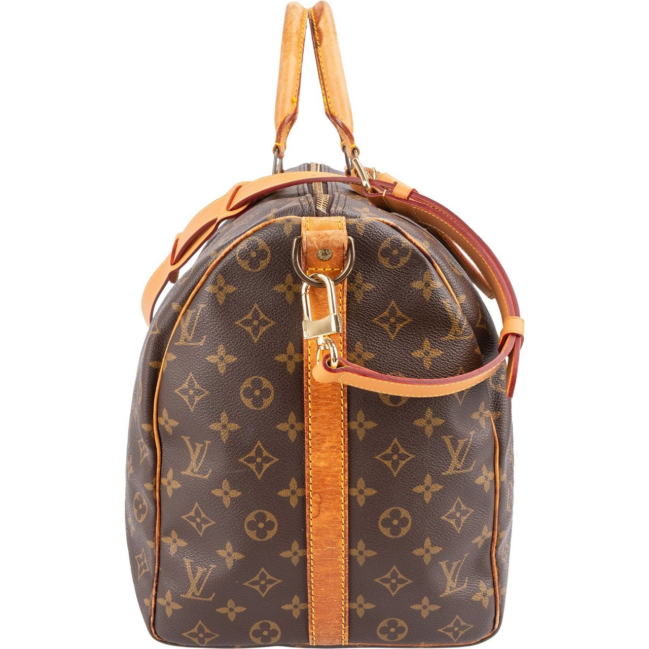 Louis Vuitton Louis Vuitton Monogram Canvas Keepall 50 Bandoulière Travel Bag Bruin