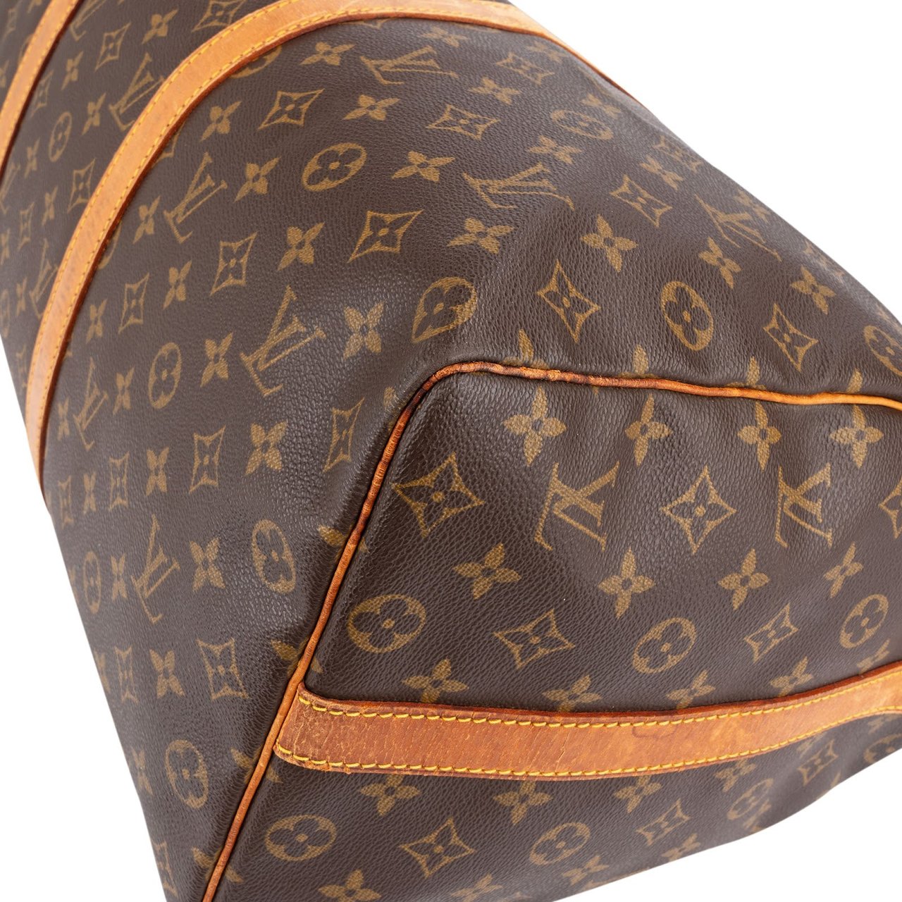 Louis Vuitton Louis Vuitton Monogram Canvas Keepall 50 Bandoulière Travel Bag Bruin