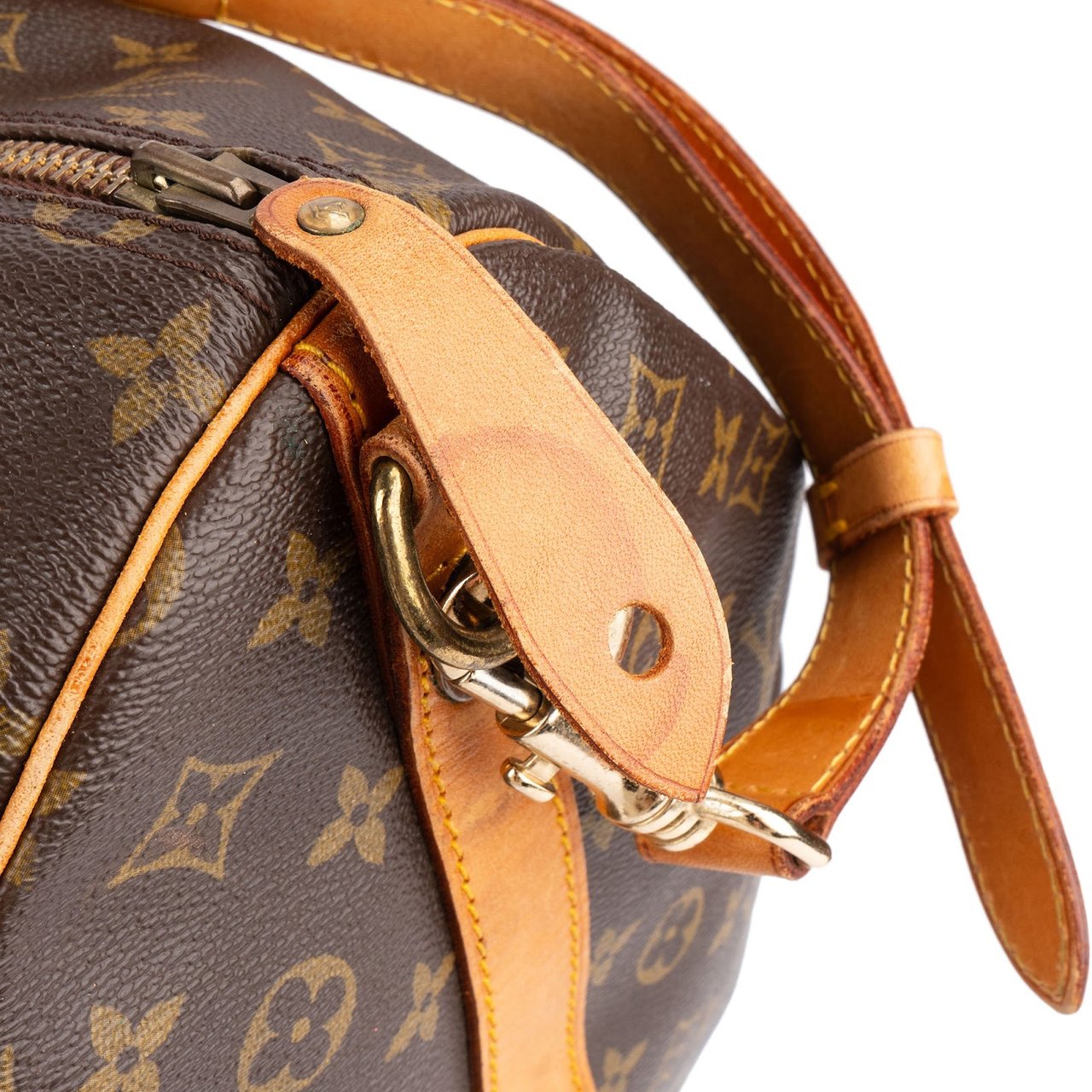 Louis Vuitton Louis Vuitton Monogram Canvas Keepall 60 Bandoulière Travel Bag Bruin