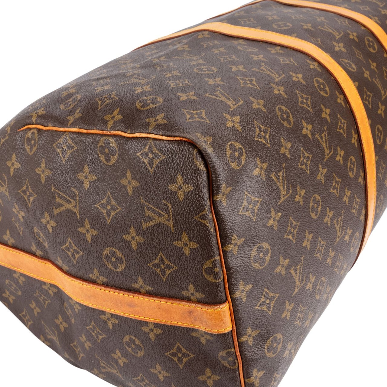 Louis Vuitton Louis Vuitton Monogram Canvas Keepall 60 Bandoulière Travel Bag Bruin