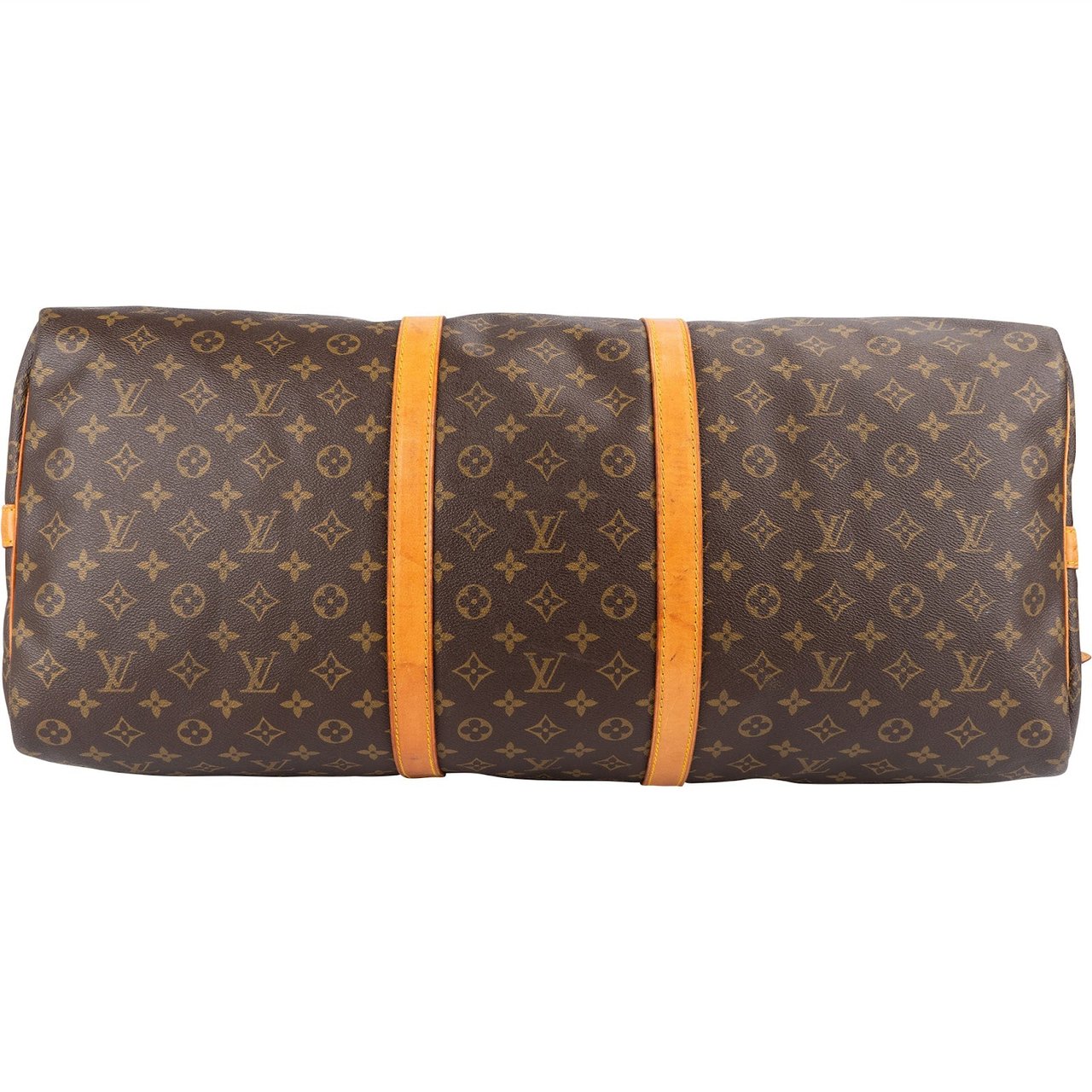 Louis Vuitton Louis Vuitton Monogram Canvas Keepall 60 Bandoulière Travel Bag Bruin