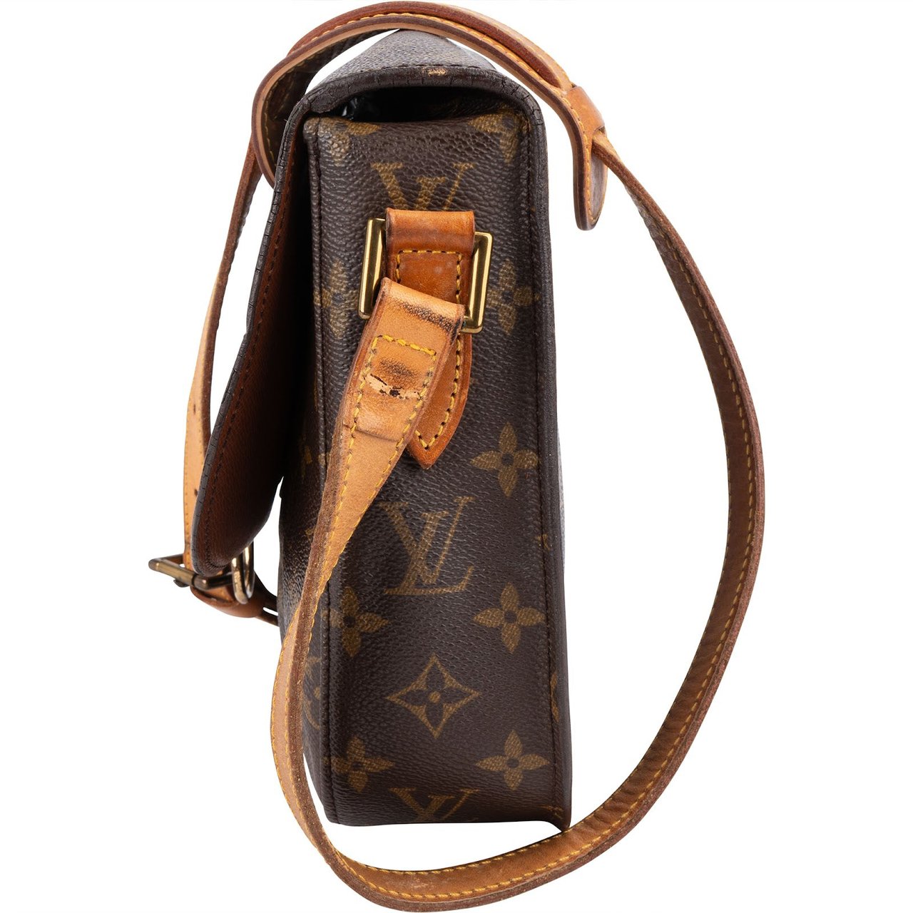 Louis Vuitton Louis Vuitton Monogram Canvas Saint Cloud GM Crossbody Bag Bruin