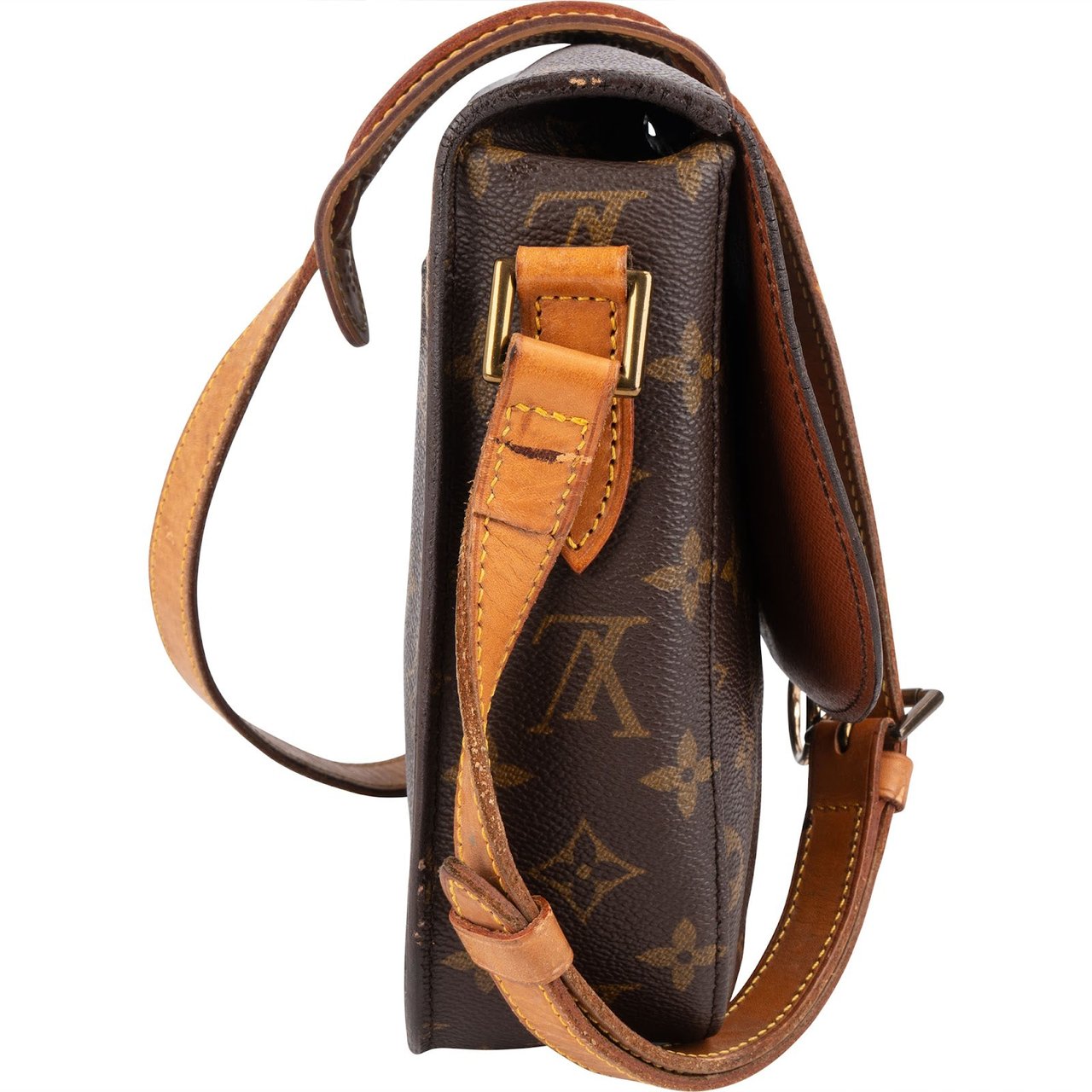 Louis Vuitton Louis Vuitton Monogram Canvas Saint Cloud GM Crossbody Bag Bruin