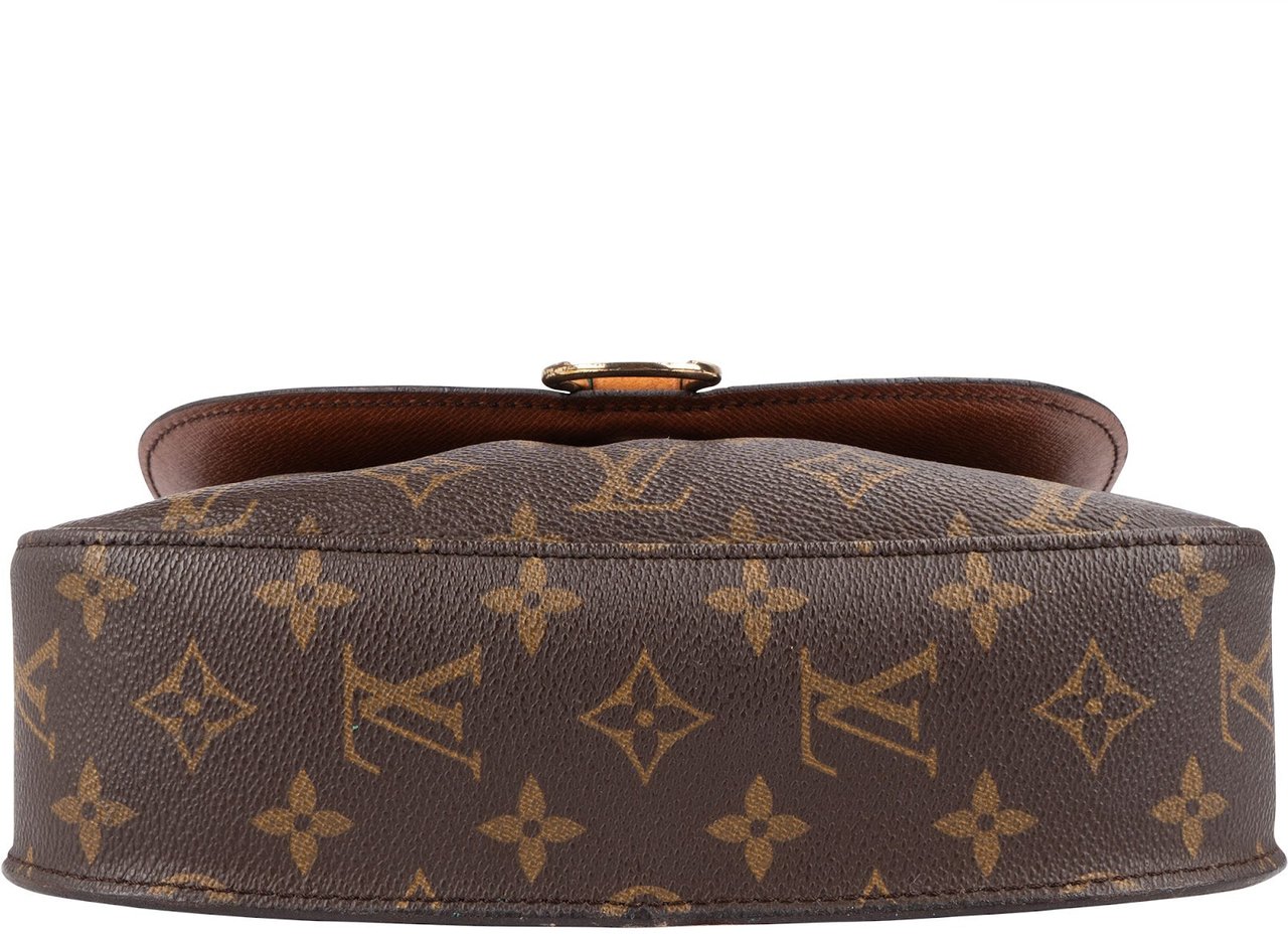 Louis Vuitton Louis Vuitton Monogram Canvas Saint Cloud GM Crossbody Bag Bruin