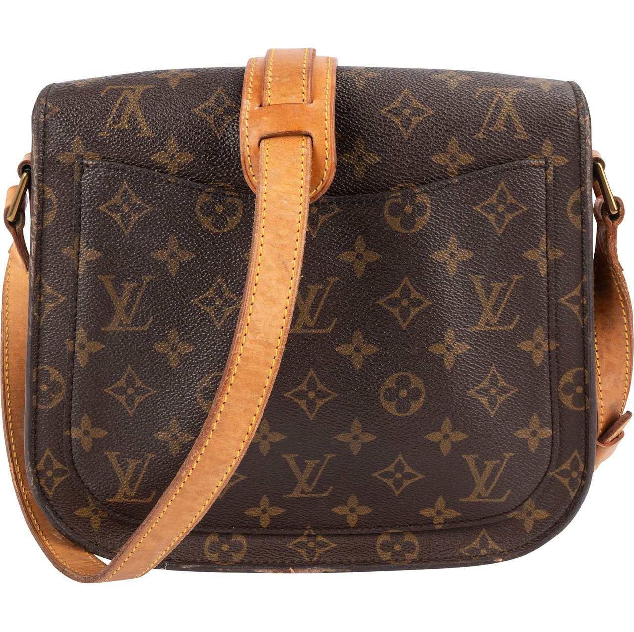 Louis Vuitton Louis Vuitton Monogram Canvas Saint Cloud GM Crossbody Bag Bruin