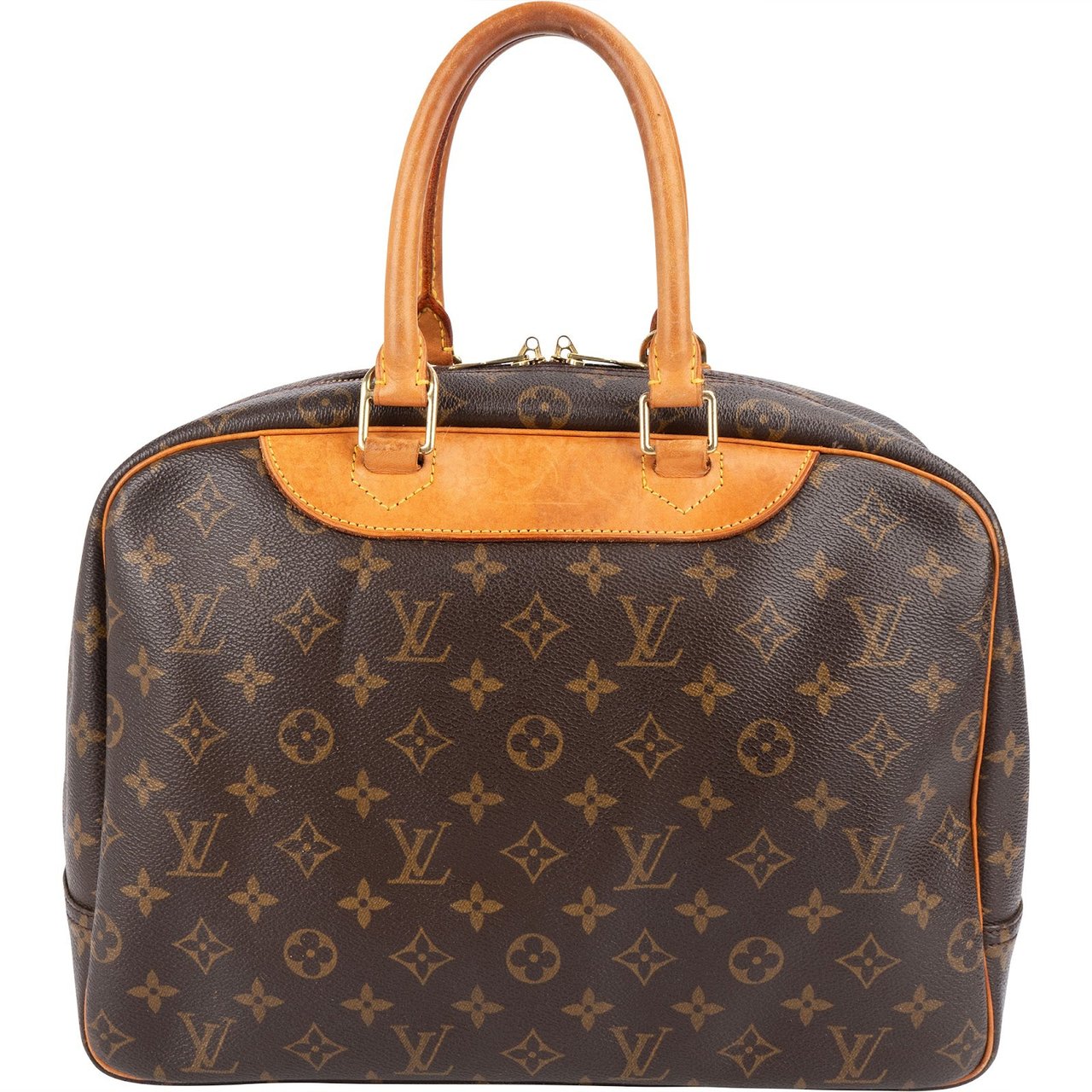 Louis Vuitton Louis Vuitton Monogram Canvas Deauville Handbag Bruin