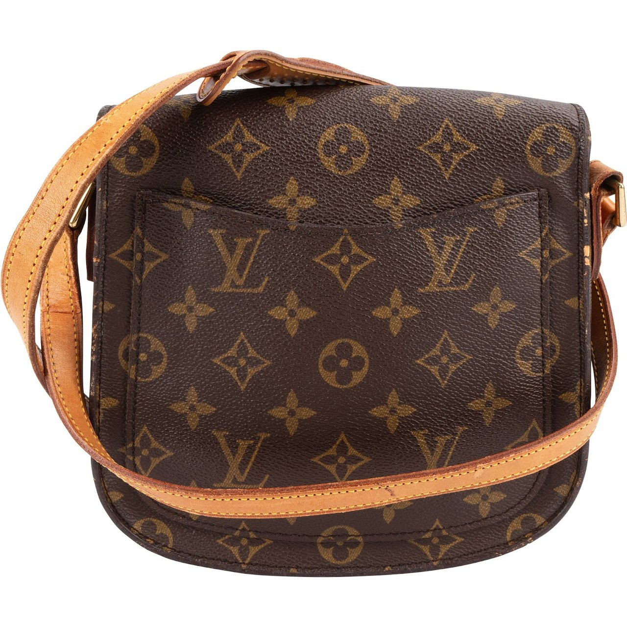 Louis Vuitton Louis Vuitton Monogram Canvas Saint Cloud MM Crossbody Bag Bruin