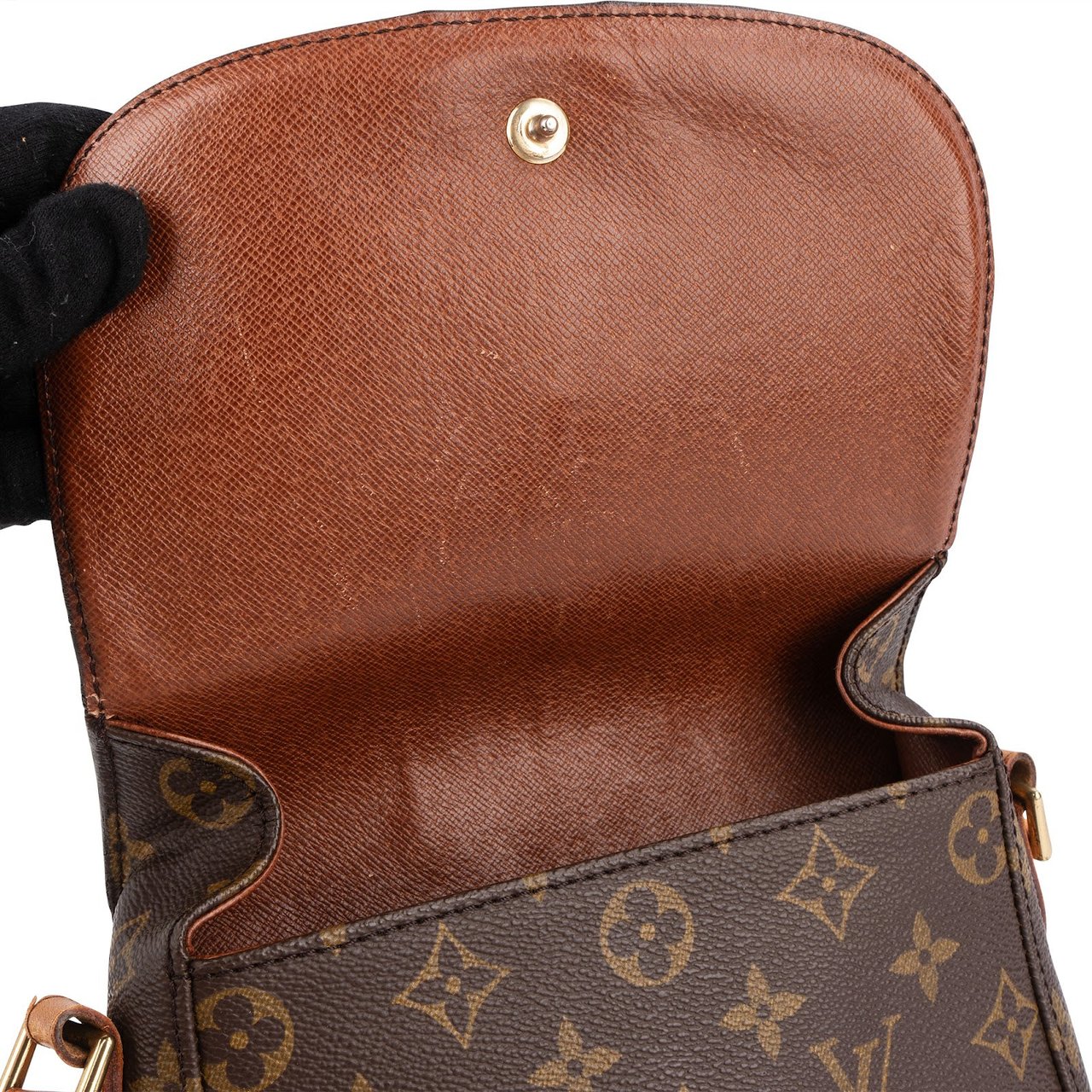 Louis Vuitton Louis Vuitton Monogram Canvas Saint Cloud MM Crossbody Bag Bruin