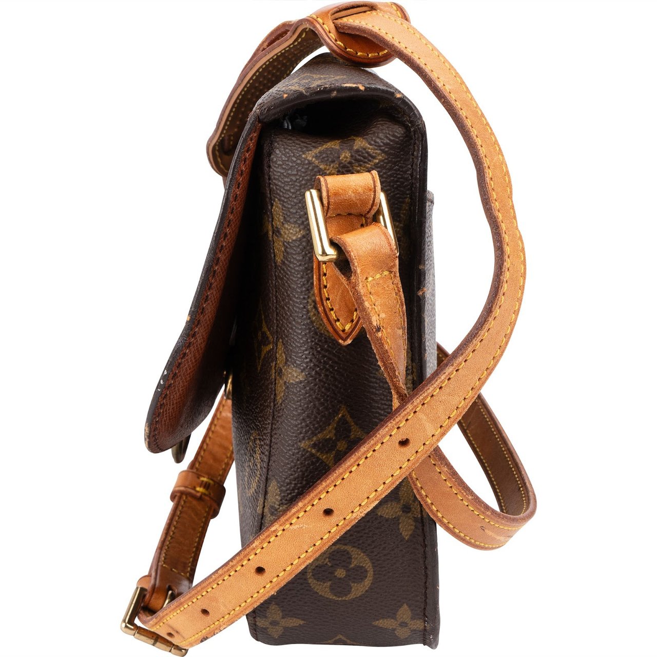 Louis Vuitton Louis Vuitton Monogram Canvas Saint Cloud MM Crossbody Bag Bruin