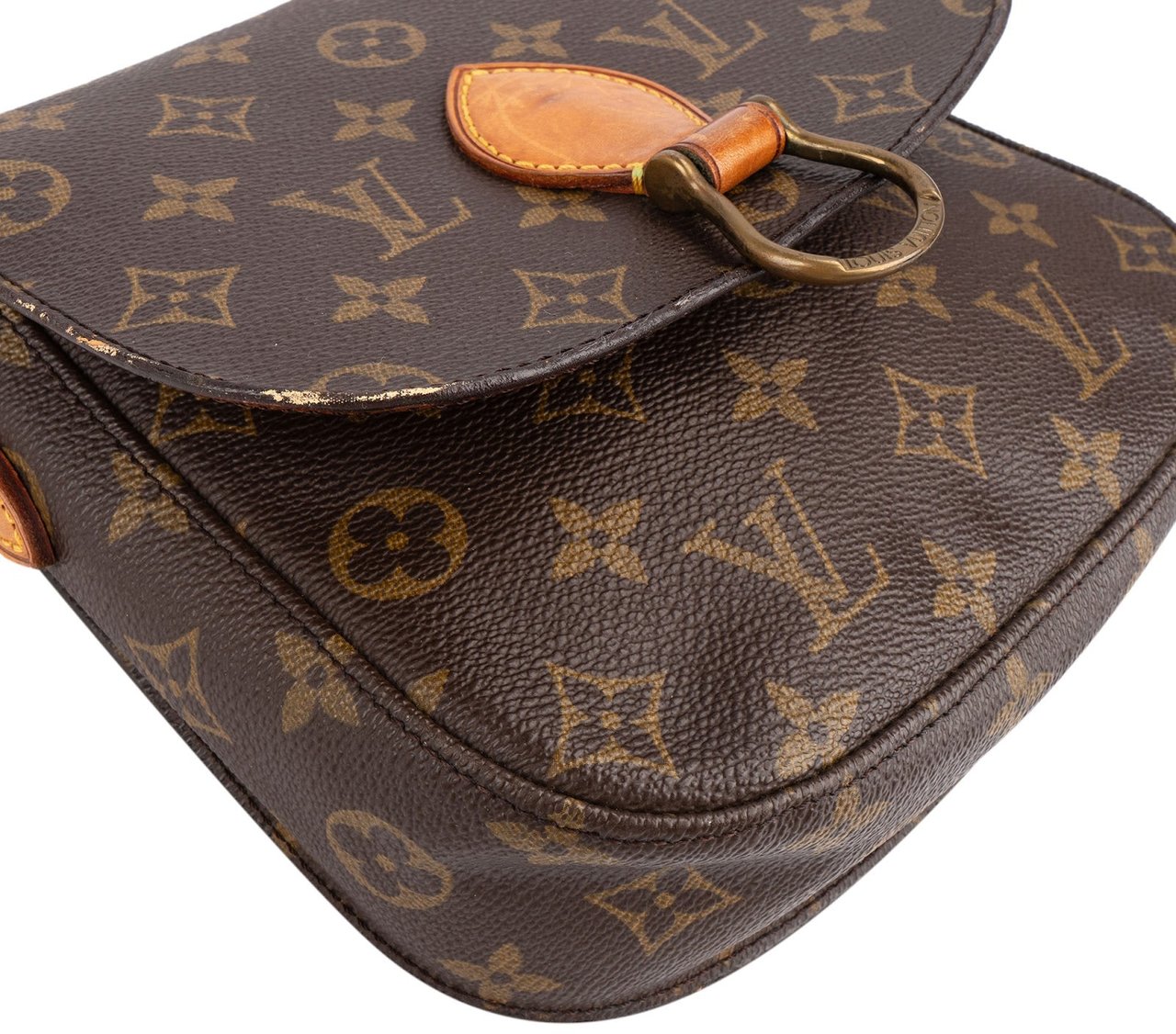 Louis Vuitton Louis Vuitton Monogram Canvas Saint Cloud MM Crossbody Bag Bruin