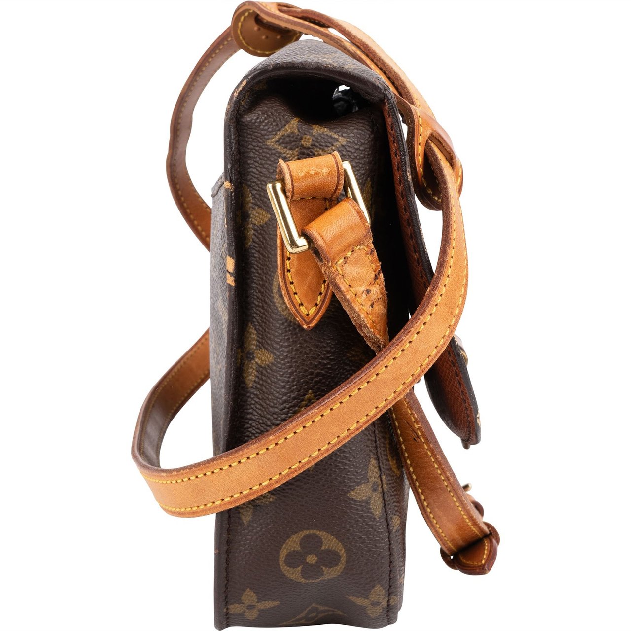 Louis Vuitton Louis Vuitton Monogram Canvas Saint Cloud MM Crossbody Bag Bruin