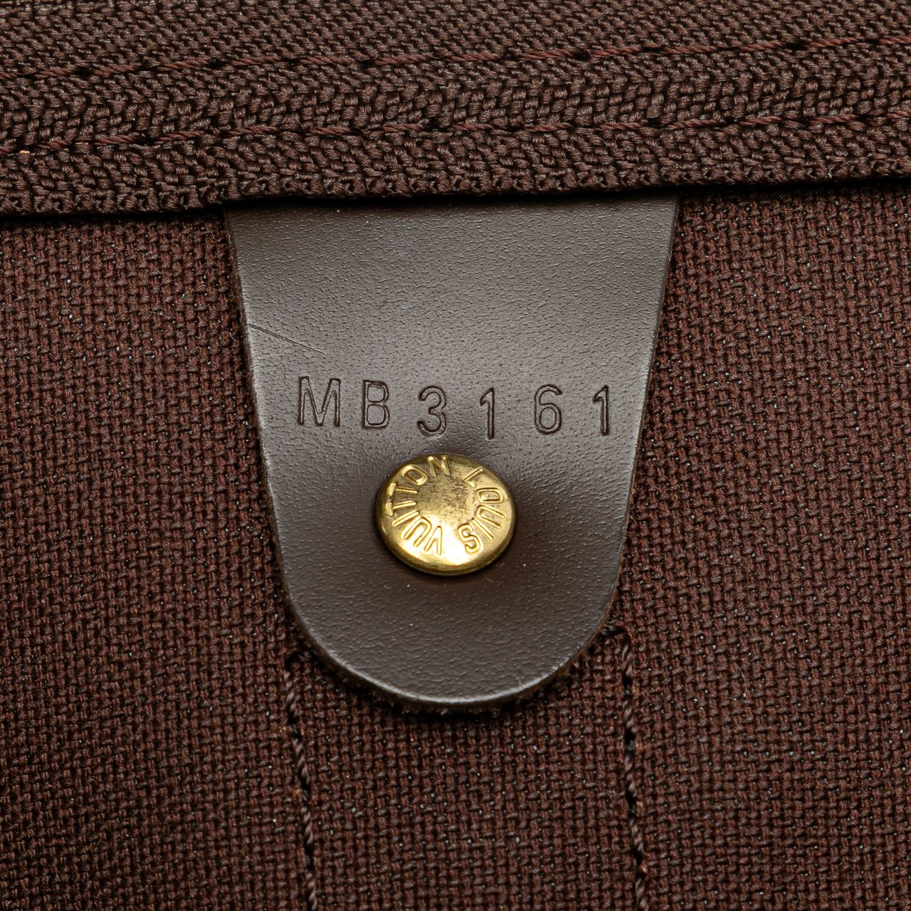Louis Vuitton Damier Ebene Keepall 50 Bruin