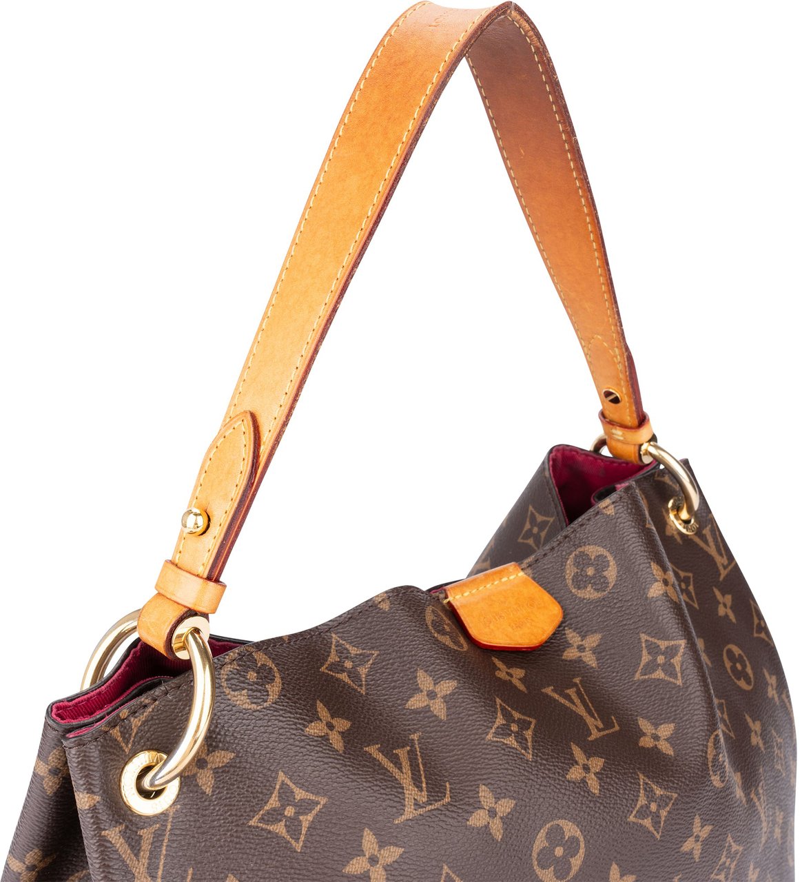 Louis Vuitton Louis Vuitton Canvas Monogram Graceful PM Handbag Bruin