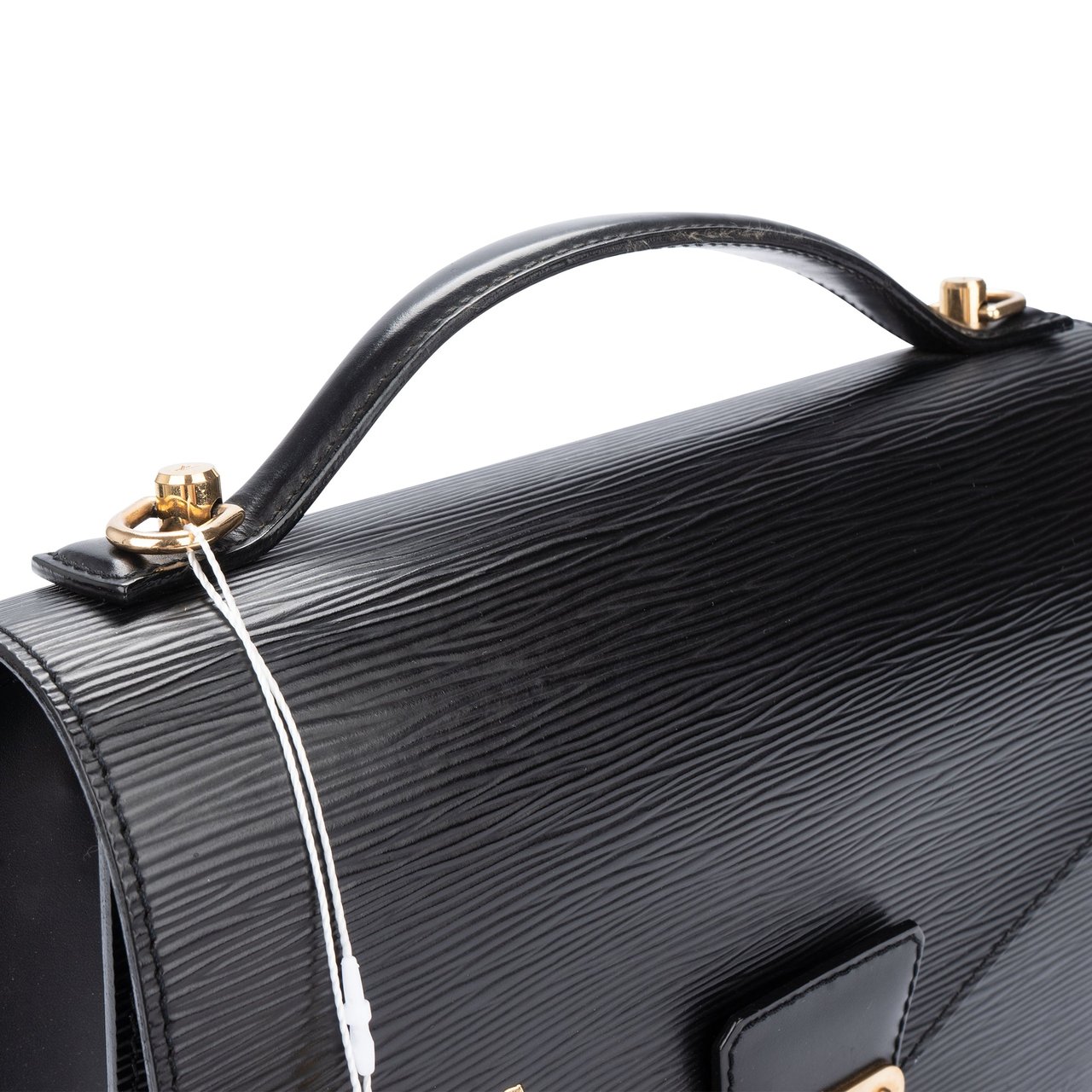 Louis Vuitton Louis Vuitton Noir Epi Leather Monceau Handbag Divers