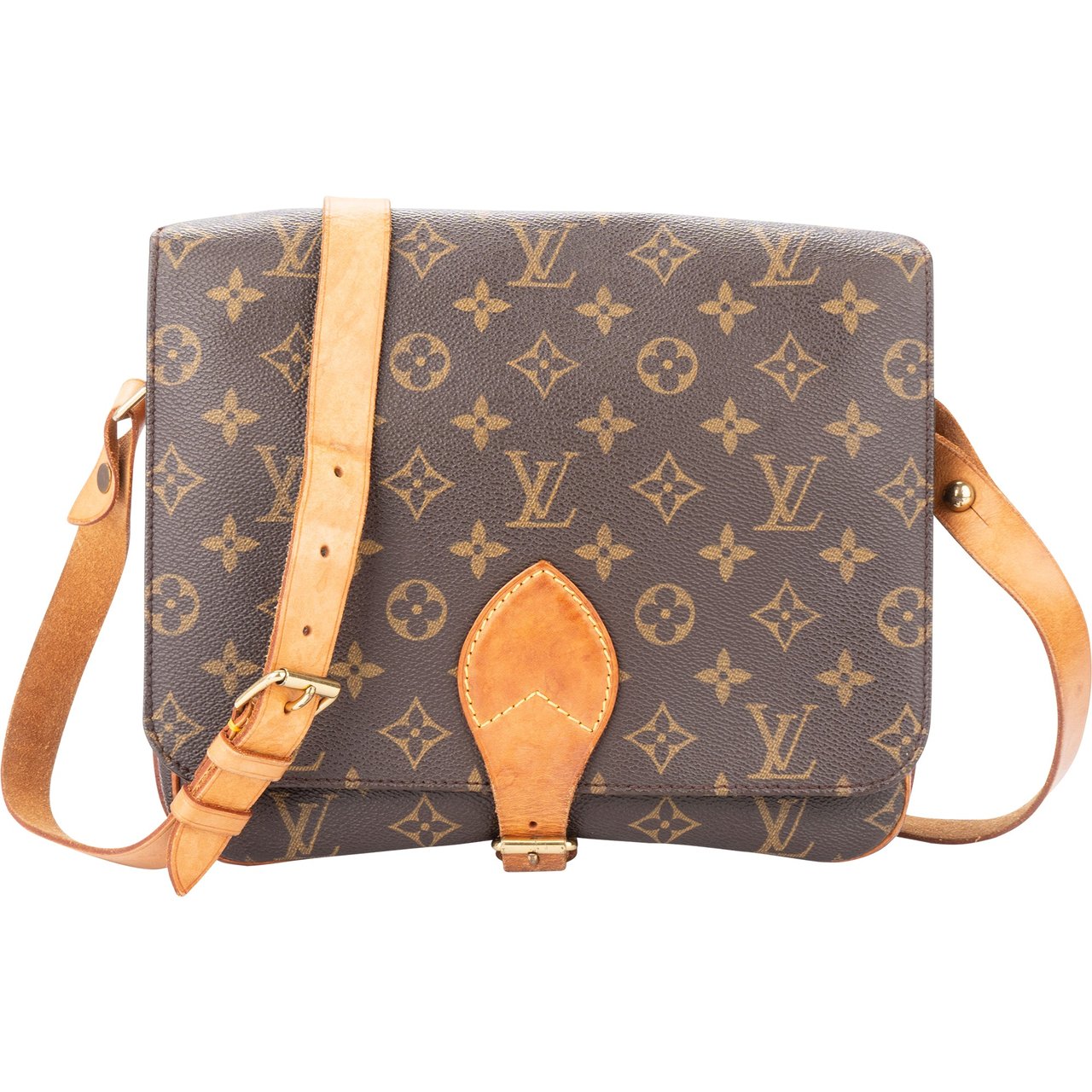 Louis Vuitton Louis Vuitton Canvas Monogram Cartouchiere GM Crossbody Bag Divers