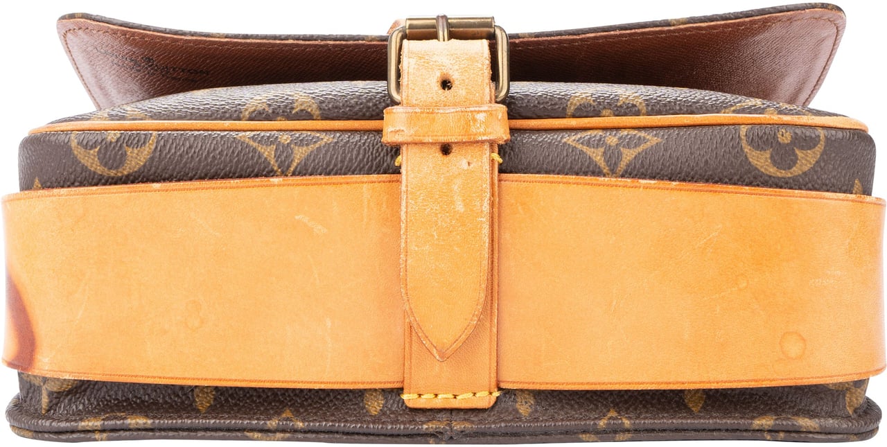 Louis Vuitton Louis Vuitton Canvas Monogram Cartouchiere MM Crossbody Bag Divers