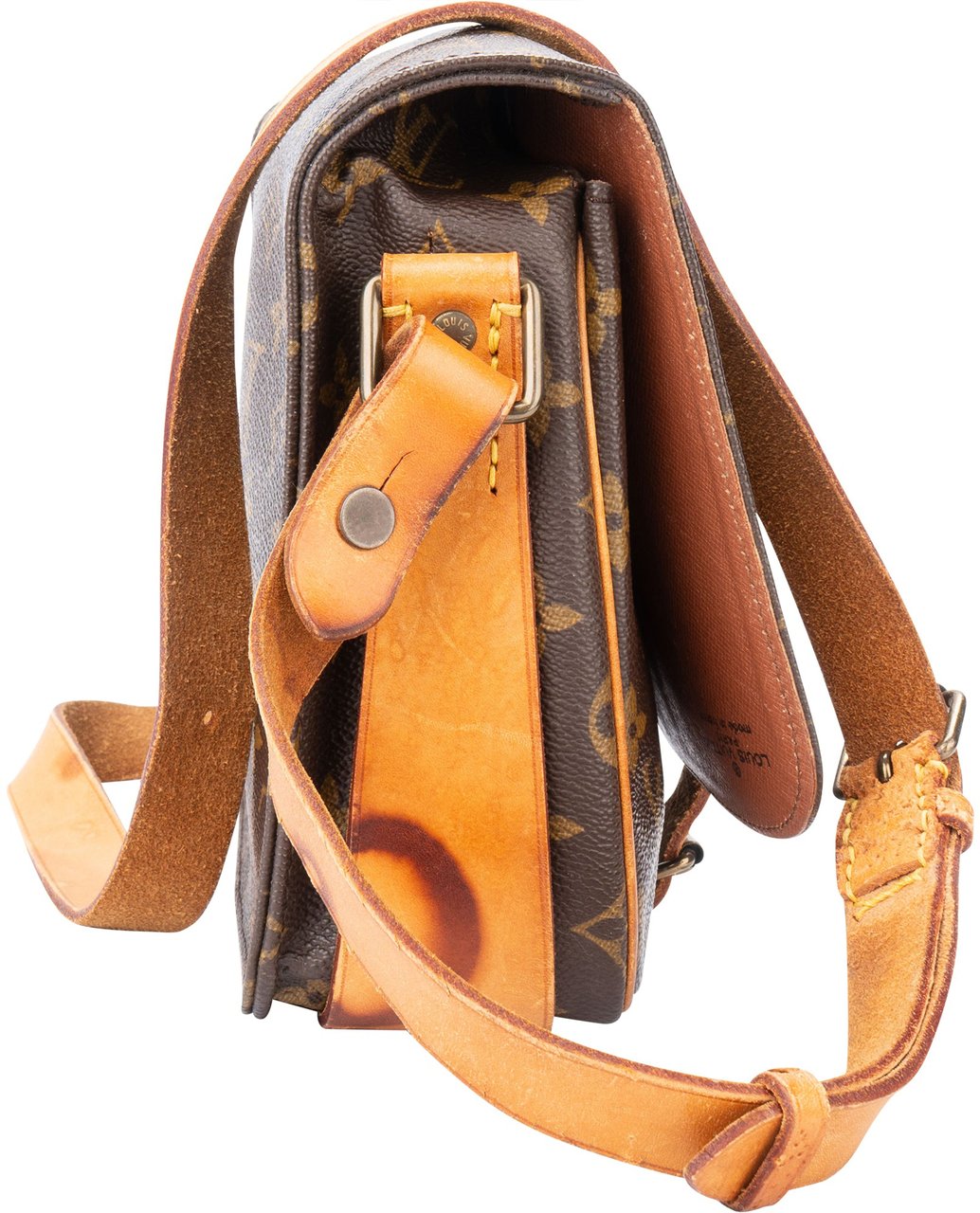 Louis Vuitton Louis Vuitton Canvas Monogram Cartouchiere MM Crossbody Bag Divers
