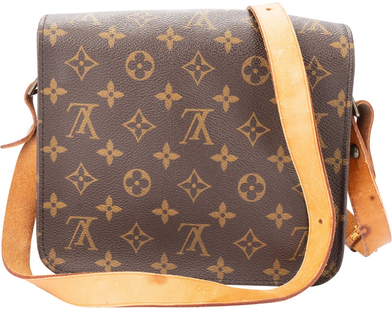 Louis Vuitton Louis Vuitton Canvas Monogram Cartouchiere MM Crossbody Bag Divers