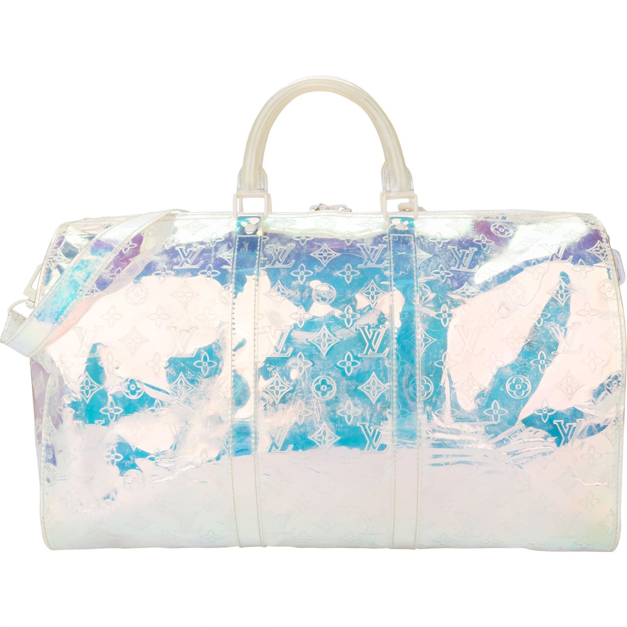 Louis Vuitton Louis Vuitton Transparent Prism by Virgil Abloh Keepall 50 Bandouliere Divers