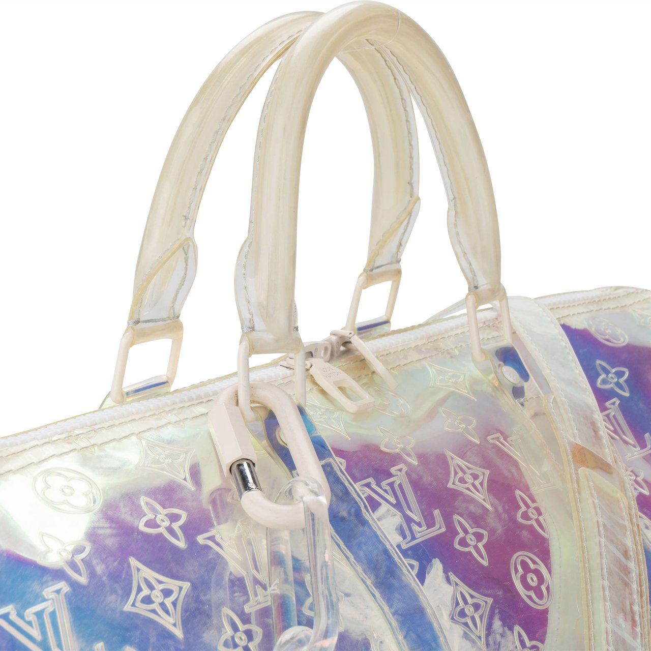 Louis Vuitton Louis Vuitton Transparent Prism by Virgil Abloh Keepall 50 Bandouliere Divers