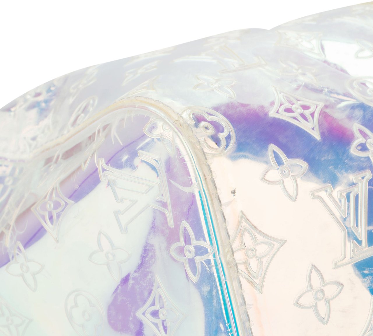 Louis Vuitton Louis Vuitton Transparent Prism by Virgil Abloh Keepall 50 Bandouliere Divers