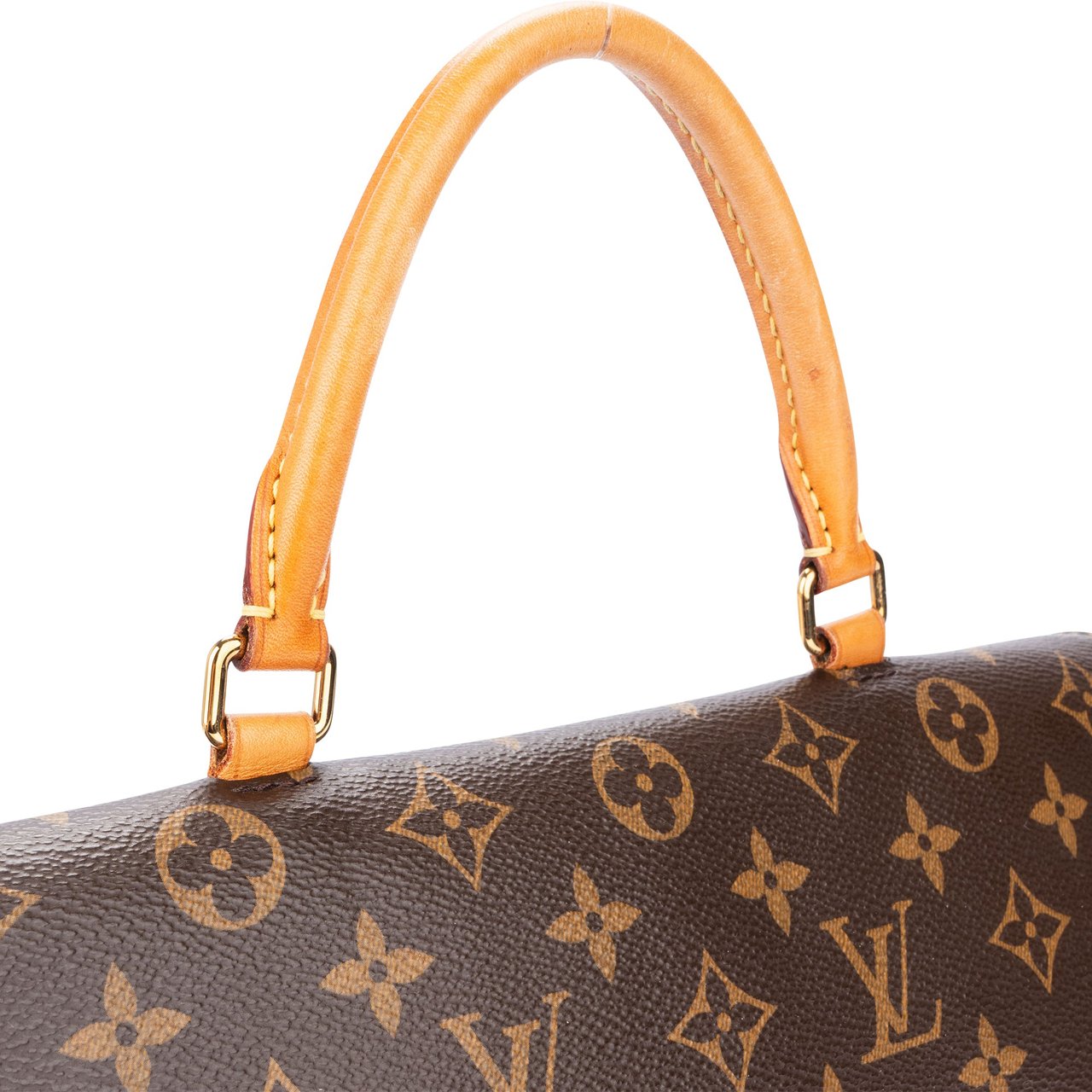 Louis Vuitton Louis Vuitton Canvas Monogram Marignan Lock Handbag Divers