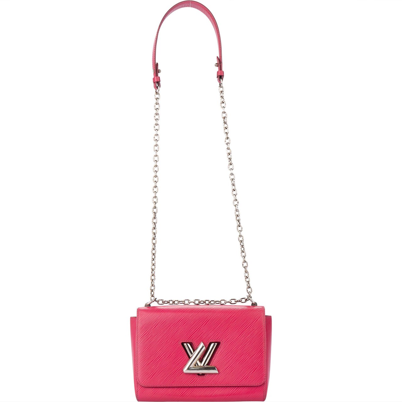 Louis Vuitton Louis Vuitton Pink Epi Leather Twist Crossbody Bag Rood