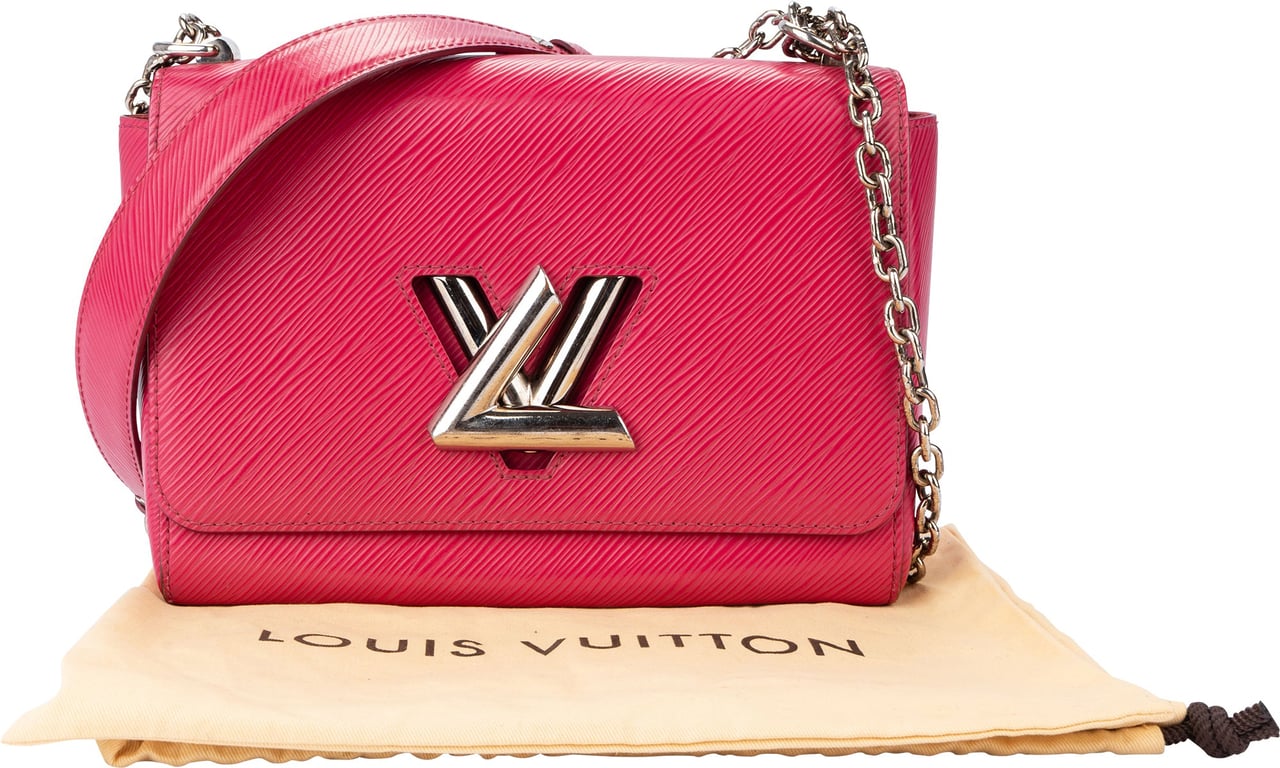 Louis Vuitton Louis Vuitton Pink Epi Leather Twist Crossbody Bag Rood