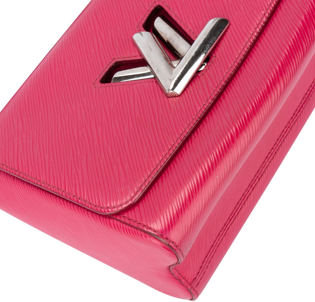 Louis Vuitton Louis Vuitton Pink Epi Leather Twist Crossbody Bag Rood