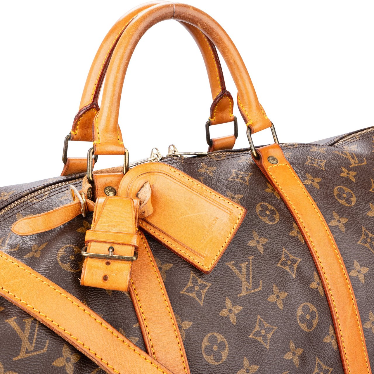 Louis Vuitton Louis Vuitton Canvas Monogram Keepall 60 Bandouliere Bruin