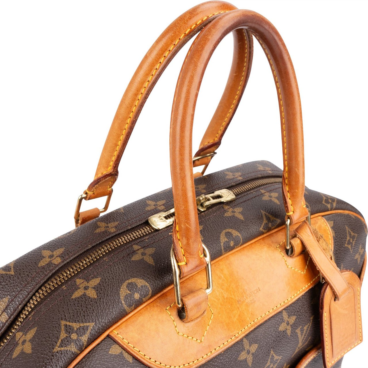 Louis Vuitton Louis Vuitton Monogram Canvas Deauville Handbag Bruin
