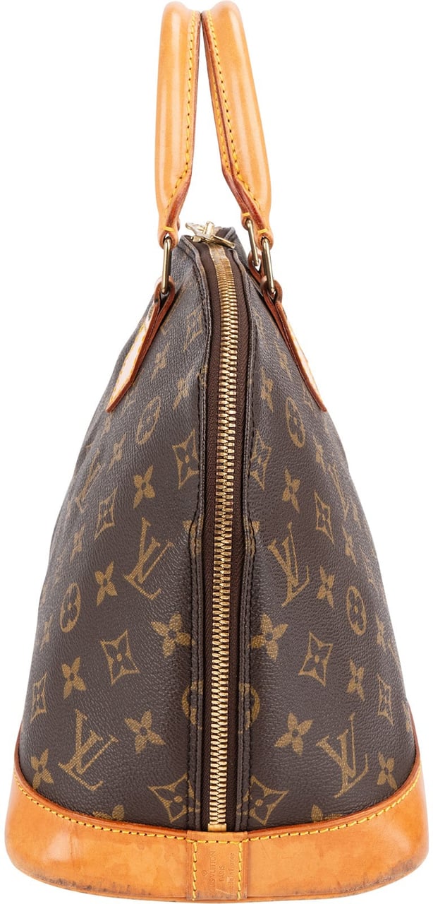 Louis Vuitton Louis Vuitton Monogram Canvas Alma PM Handbag Bruin